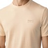 Guess Camiseta Textured Jersey Beige Quick Sand Hombre