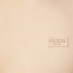 Guess Camiseta Textured Jersey Beige Quick Sand Hombre