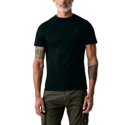 Guess Camiseta Textured Jersey Azul Oscuro Hombre