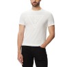Guess Camiseta Core Triangle Logo Blanco Hombre