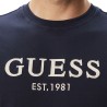 Guess Camiseta Guelogo Embroidery Te Negro Jet Black Hombre