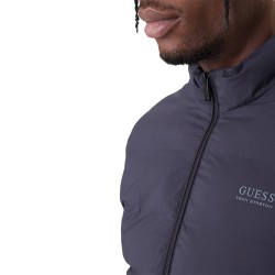 Guess Chaqueta Fibras Stretch Seamless Gris Verde Azulado Hombre