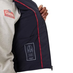 Guess Chaqueta Fibras Stretch Seamless Gris Verde Azulado Hombre