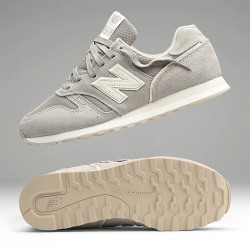 New Balance Zapatilla Casual 373 V2 Taupe Beige Mujer