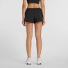 New Balance Pantalón Corto Running Rc Essential Short 3 Negro Black Mujer