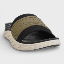+8000 Chanclas Tekun Verde Kaki Negro Hombre