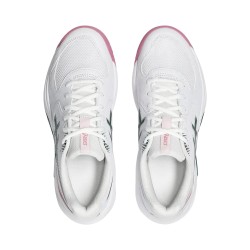 Asics Zapatilla Gel-Dedicate 9 Padel Blanco Verde White Jewel Green Mujer