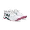 Asics Zapatilla Gel-Dedicate 9 Padel Blanco Verde White Jewel Green Mujer