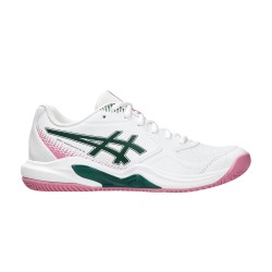 Asics Zapatilla Gel-Dedicate 9 Padel Blanco Verde White Jewel Green Mujer