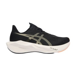 Asics Zapatilla Running Novablast 6 Negro Verde Black Khaki Hombre