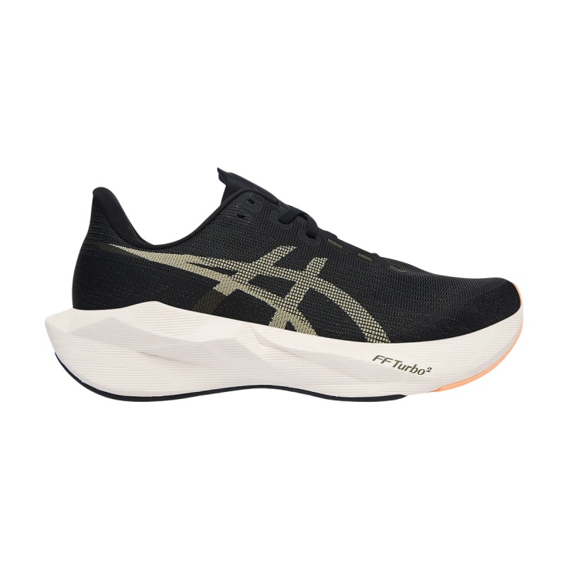 Asics Zapatilla Running Novablast 6 Negro Verde Black Khaki Hombre