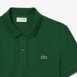 Lacoste Polo De Piqué De Corte Ajustado Verde Hombre