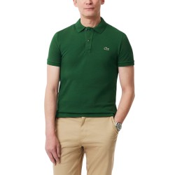 Lacoste Polo De Piqué De Corte Ajustado Verde Hombre