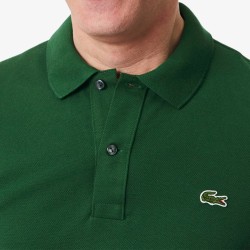Lacoste Polo De Piqué De Corte Ajustado Verde Hombre