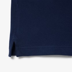 Lacoste Polo De Piqué De Corte Ajustado Azul Marino Hombre