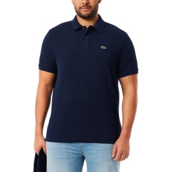 Lacoste Polo De Piqué De Corte Ajustado Azul Marino Hombre