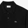 Lacoste Polo Corte Clásico De Manga Larga Negro Hombre