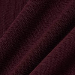 Lacoste Jersey De Cuello Redondo De Algodón Monocolor Granate Marrón Hombre