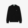 Lacoste Jersey Cuello Redondo Algodón Monocolor Negro Hombre