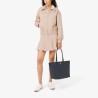 Lacoste Bolso Tote Grande L.12.12 Concept Azul Oscuro Penombre Mujer