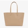 Lacoste Bolso Tote Con Cremallera Anna Marrón Cookie Pussin Mujer