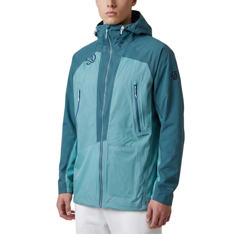 Ternua Chaqueta Impermeable Kars 2.0 Azul Menta Blue Mint Hombre