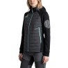Ternua Chaqueta Híbrida Fibras Yukkon 2.0 Gris Oscuro Whales Grey Mujer