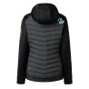 Ternua Chaqueta Híbrida Fibras Yukkon 2.0 Gris Oscuro Whales Grey Mujer