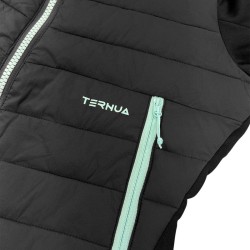 Ternua Chaqueta Híbrida Fibras Yukkon 2.0 Gris Oscuro Whales Grey Mujer