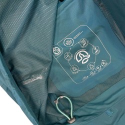 Ternua Chaqueta Impermeable Kars 2.0 Azul Menta Blue Mint Hombre