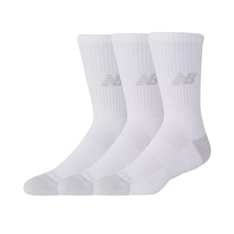 New Balance Calcetines Running Active Crew Pack 3 Blanco Niño
