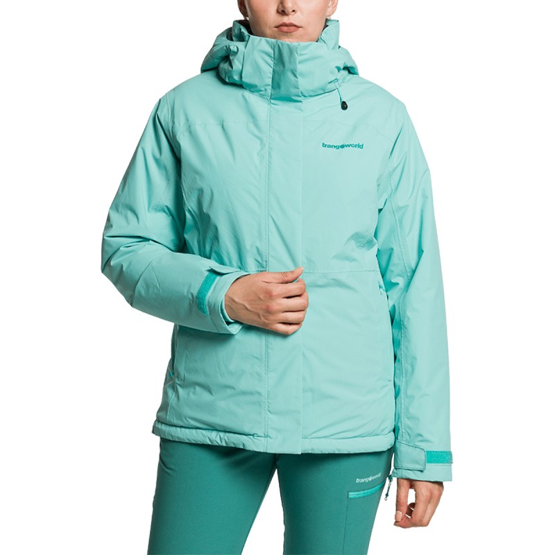 Trangoworld Chaqueta Jenaz Termic Verde Agua Mujer