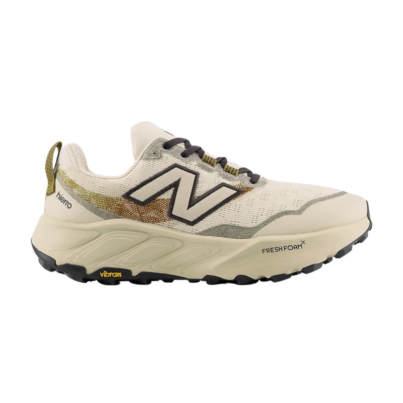 New Balance Zapatilla Trail Running Fresh Foam X Hierro V9 Beige Angora Basil Oil Hombre