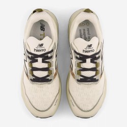 New Balance Zapatilla Trail Running Fresh Foam X Hierro V9 Beige Angora Basil Oil Hombre