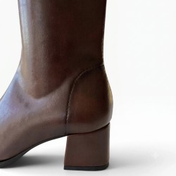 Miss Elastic Bota Fax Studio Marrón Mujer
