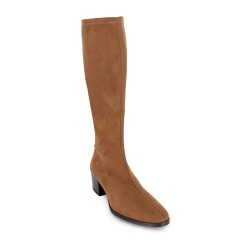 Miss Elastic Bota Corso Marrón Canela Mujer