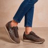 Cetti Zapatilla Casual C-1259 Sra Marrón Capuccino Mujer