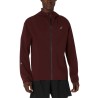 Asics Chaqueta Metarun Waterproof Rojo Dark Red Planet Hombre