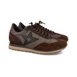 Cetti Zapatilla Casual C-1259 Marrón Mesh Oxido Hombre