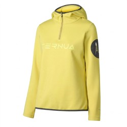 Ternua Pull Spot Hood 1/2 Zip Verde Pastel Olive Mujer