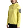 Ternua Pull Spot Hood 1/2 Zip Verde Pastel Olive Mujer