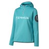 Ternua Pull Spot Hood 1/2 Zip Azul Menta Blue Mint Mujer