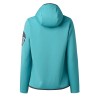 Ternua Pull Spot Hood 1/2 Zip Azul Menta Blue Mint Mujer