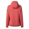 Ternua Pull Spot Hood 1/2 Zip Rosa Washed Bordeaux Mujer