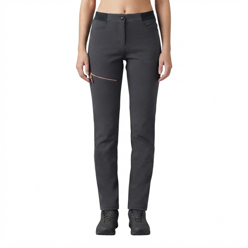 Ternua Pantalón Trekking Felkin Warm Gris Oscuro Whales Grey Mujer