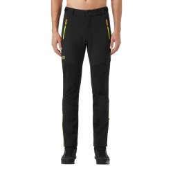 Ternua Pantalón Trekking Elbrus Negro Amarillo Black Acid Citrus Mujer