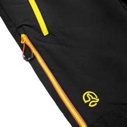 Ternua Pantalón Trekking Elbrus Negro Amarillo Black Acid Citrus Mujer