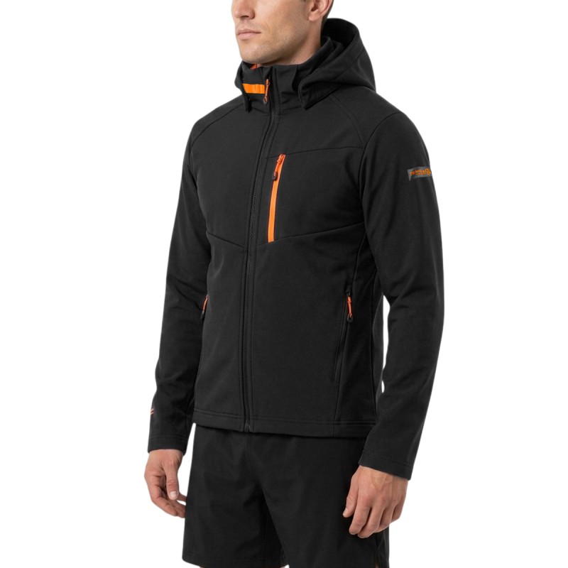 Ternua Chaqueta Softshell Errobi JKT 2.0 Negro Black Hombre