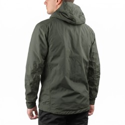 Ternua Workwear Chaqueta Impermeable Deba Gris Deep Fir Green Hombre