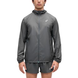 Asics Cortavientos Running Asics Core Gris Carrier Grey Hombre